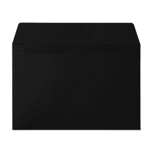 Booklet 6x9" Envelope (152x229mm) Black