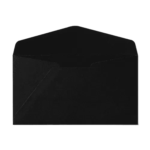 Regular #6 Envelope (92x165mm) Black