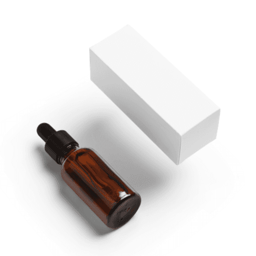Dropper Bottle and Product Box Mockup