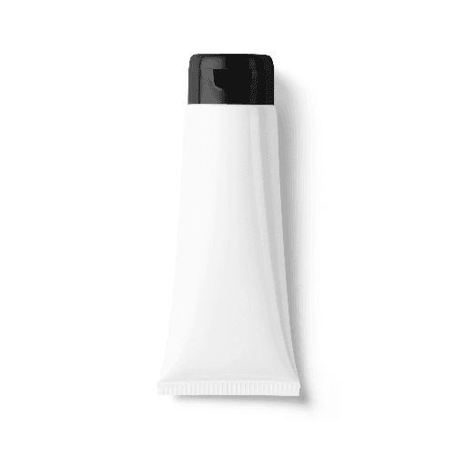 White Hand Cream Tube Mockup