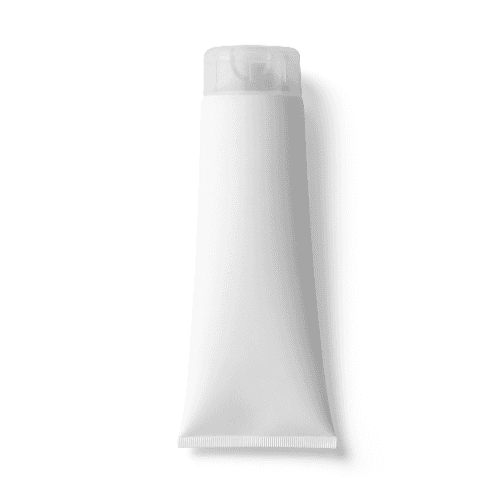 White Hand Cream Tube Mockup