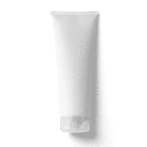 White Hand Cream Tube Mockup