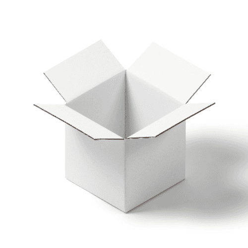 Square Shipping Box Mockup