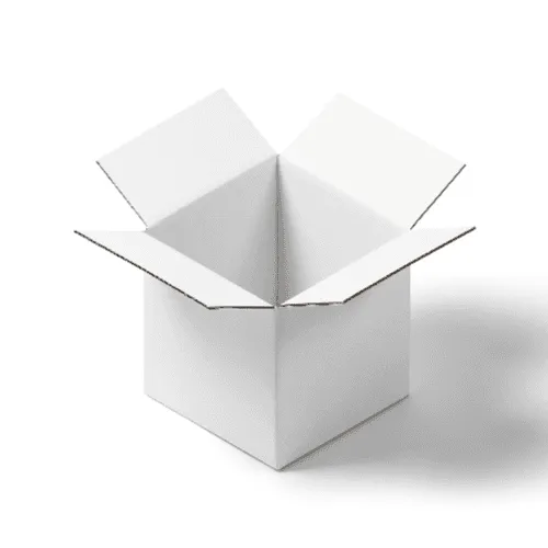 Square Shipping Box Mockup