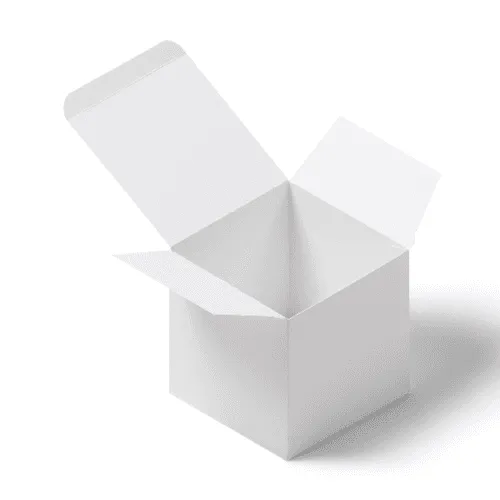 Square Product Box Mockup