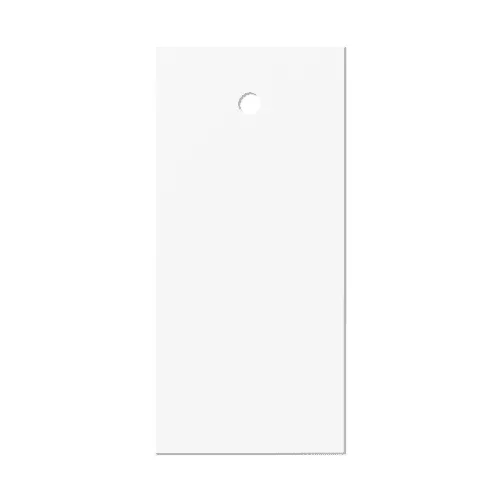 White Long Label Tag Mockup