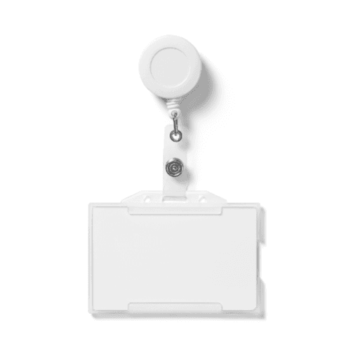 Retractable Keychain and ID Card Mockup