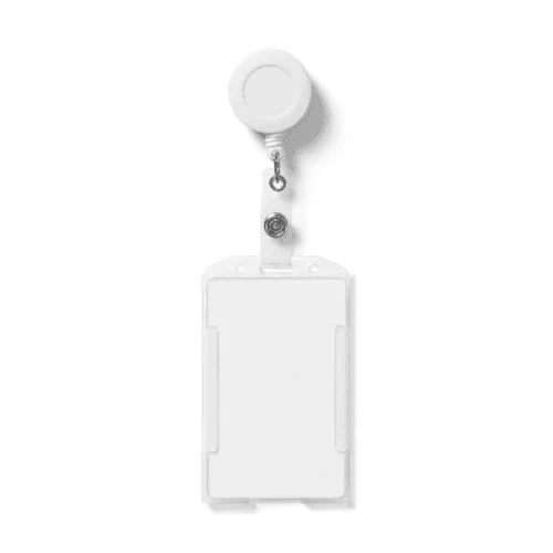 Retractable Keychain and ID Card Mockup