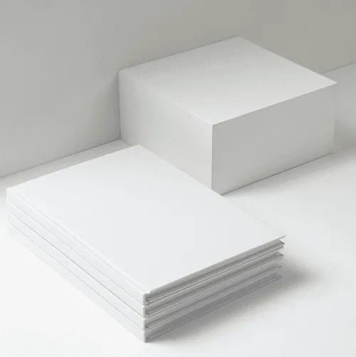 Stacked Hardcover Catalog Mockup (7x10 in)