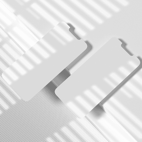Hard Shadow Two Clay iPhone Screen Mockup