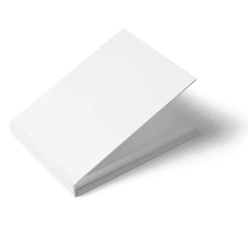 Perspective Close Hardcover Catalog Mockup (10x7 in)