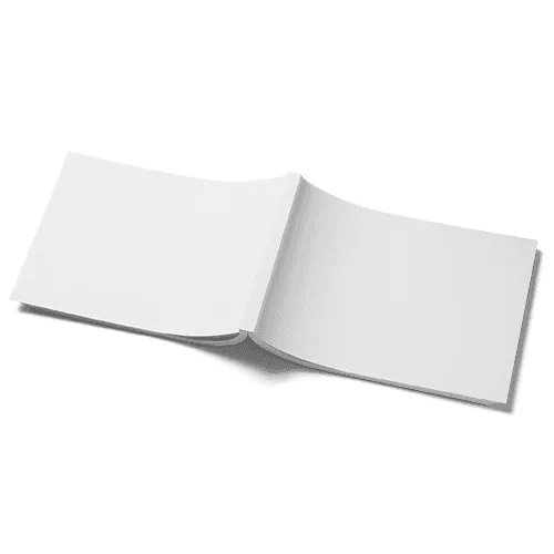 Perspective Softcover Magazine Mockup (10x7 in)