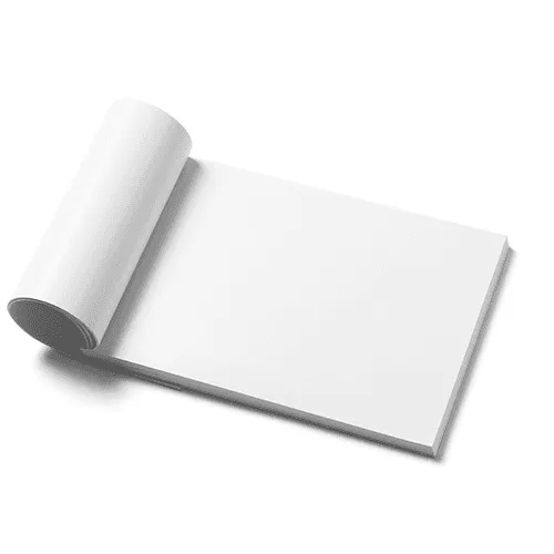 Folded Magazine Mockup (10x7 in)