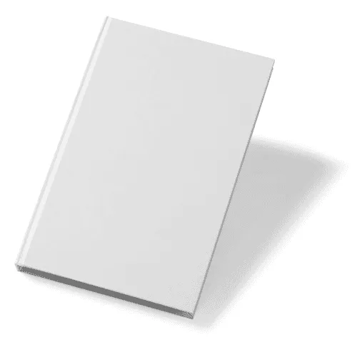 Flying Hardcover Catalog Mockup (5.5x8.5 in)