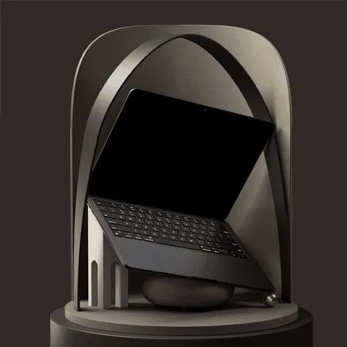 2022 Macbook Air Mockup Scene