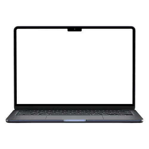 Macbook Air 2022 Midnight Front View