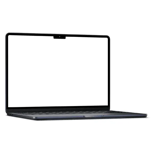 Macbook Air 2022 Midnight Left View