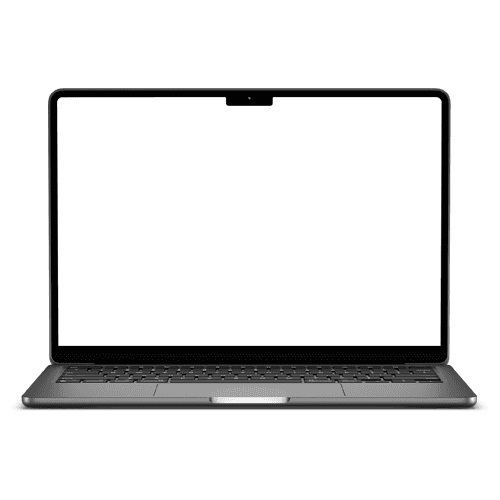 Macbook Air 2022 Space Gray Front View