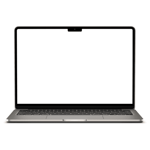 Macbook Air 2022 Starlight Front View