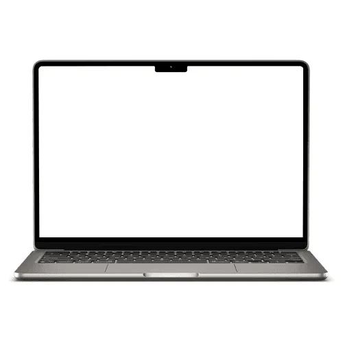 Macbook Air 2022 Starlight Front View