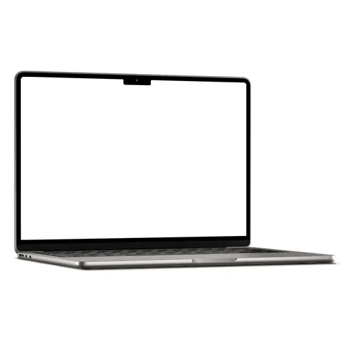 Macbook Air 2022 Starlight Left View