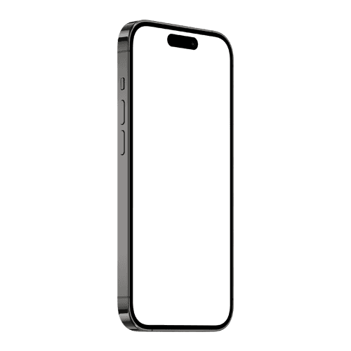 iPhone 14 Pro Space Black Front Mockup