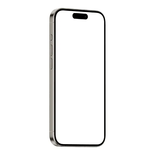iPhone 15 Pro Portrait Left Mockup