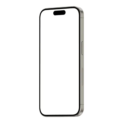 iPhone 15 Pro Portrait Right Mockup