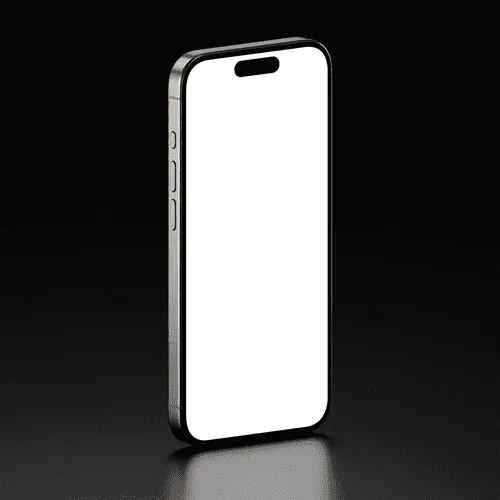 iPhone 15 Pro Mockup Reflection