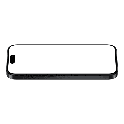 iPhone 15 Pro Black Titanium Mockup Landscape