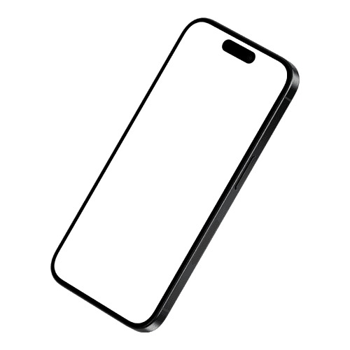iPhone 15 Pro Black Titanium Mockup Right from Above