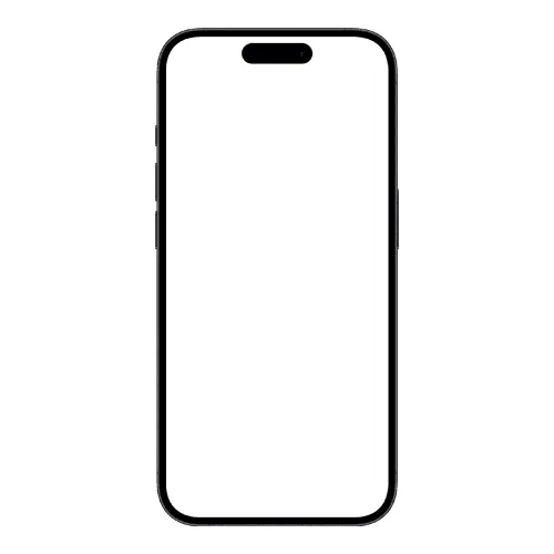 iPhone 15 Pro Black Titanium Mockup Portrait