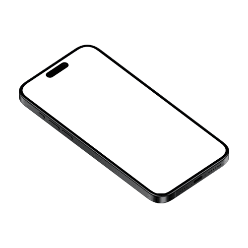 iPhone 15 Pro Max Black Titanium Mockup