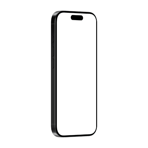 iPhone 16 Pro mockup black right
