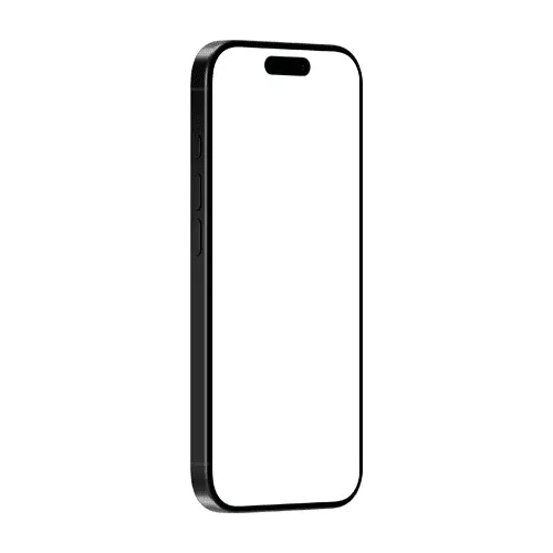 iPhone 16 Pro mockup black right