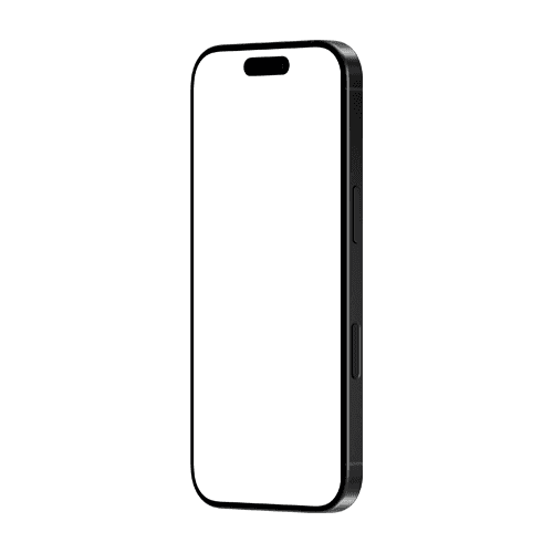 iPhone 16 Pro mockup black left