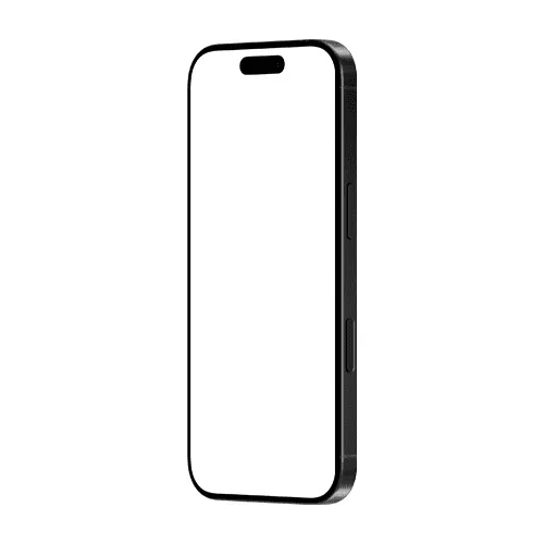 iPhone 16 Pro mockup black left