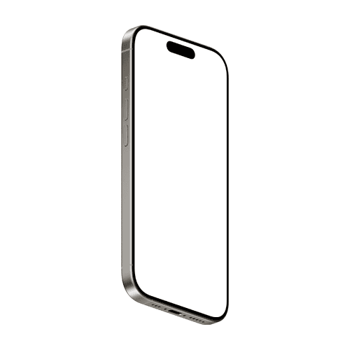 iPhone 16 Pro mockup natural right bottom