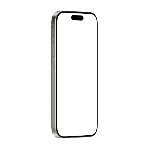 iPhone 16 Pro mockup natural right