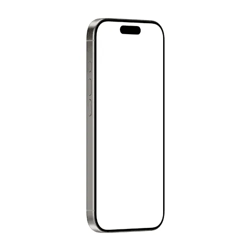 iPhone 16 Pro mockup natural right