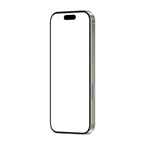 iPhone 16 Pro mockup natural left