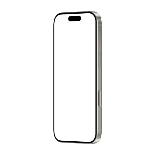 iPhone 16 Pro mockup natural left