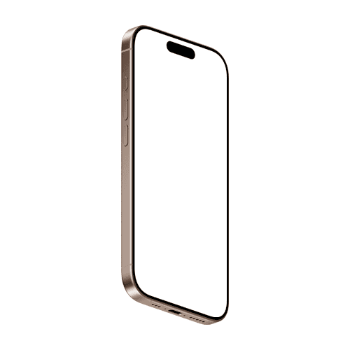 iPhone 16 Pro mockup desert right bottom