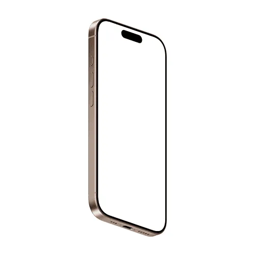 iPhone 16 Pro mockup desert right bottom