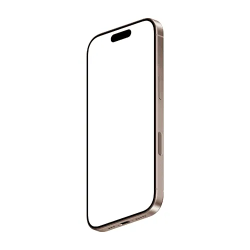 iPhone 16 Pro mockup desert left bottom