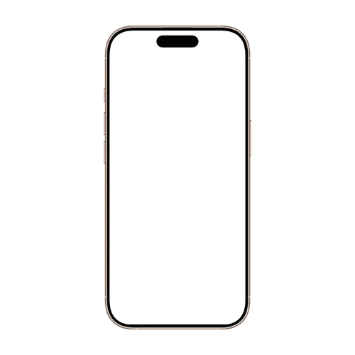 iPhone 16 Pro mockup desert portrait