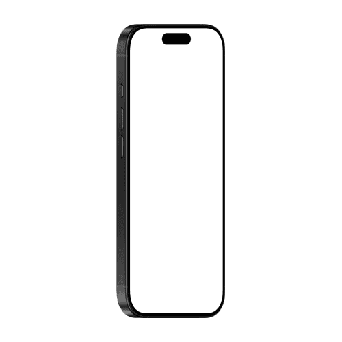 iPhone 16 Pro mockup black titanium right
