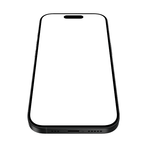 iPhone 16 Pro mockup black titanium bottom