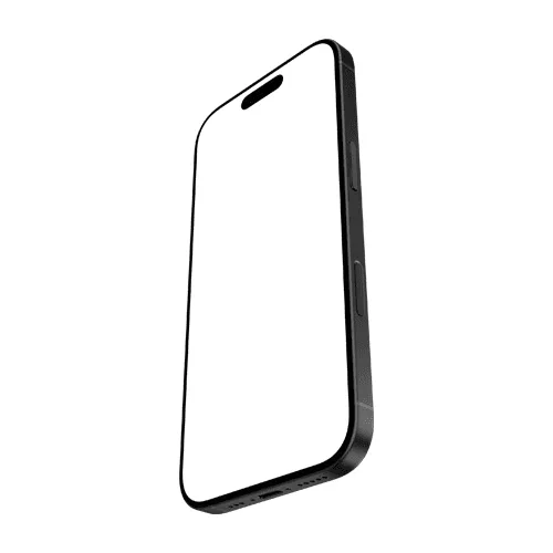 iPhone 16 Pro mockup black titanium left bottom