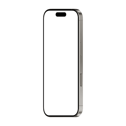 iPhone 16 Pro mockup natural titanium left
